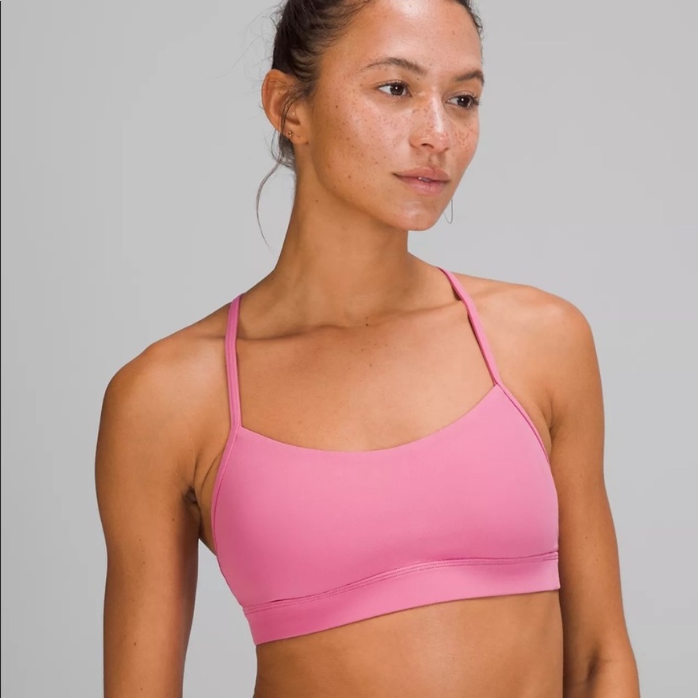Lululemon Flow Y Bra * Pink Blossom